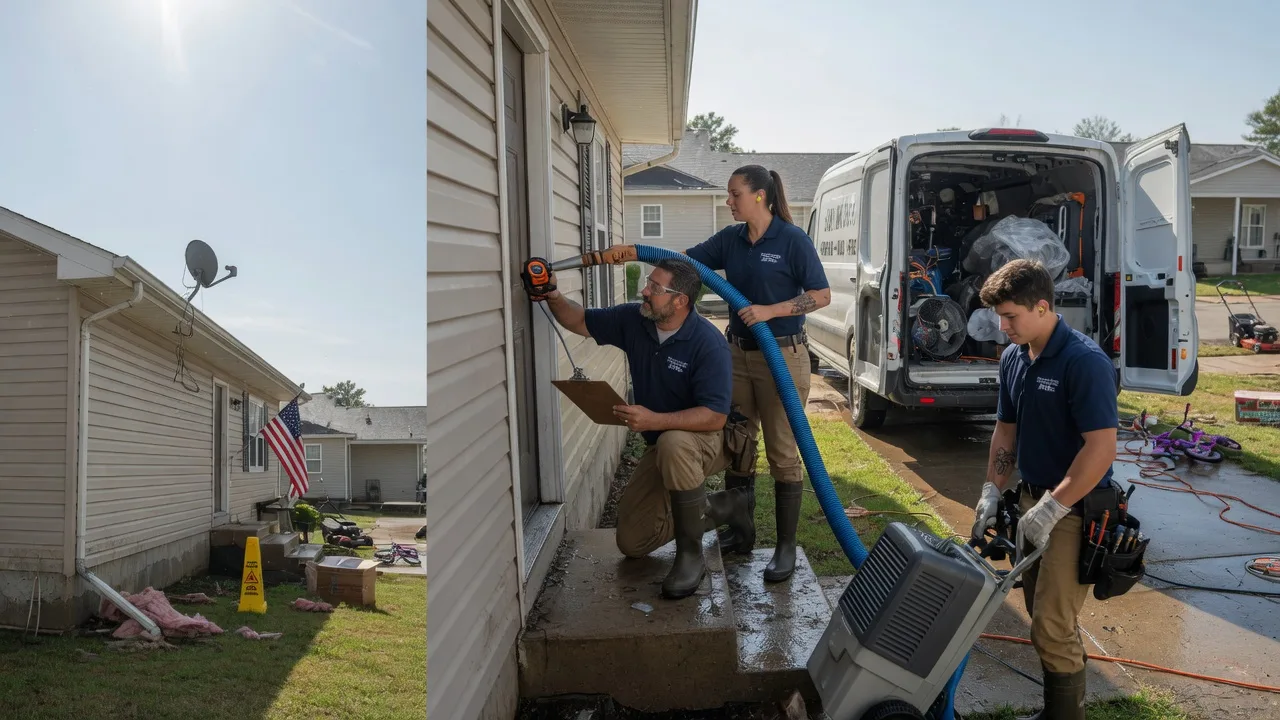 Ceiling Water Damage Restoration in Grady, AR near me